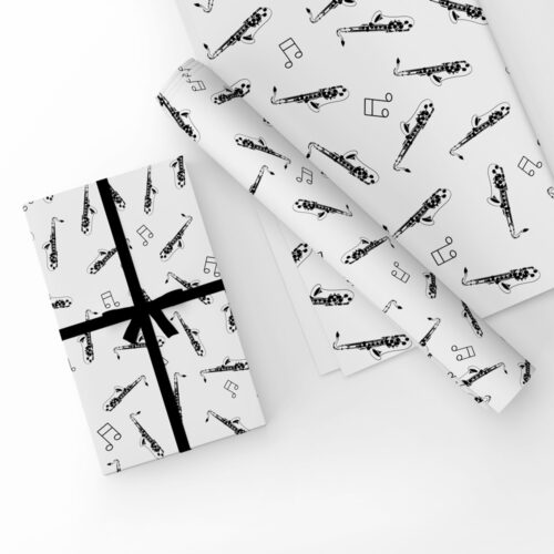 Saxophone Design Gift Wrap