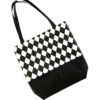 Tote Bag Triangles White