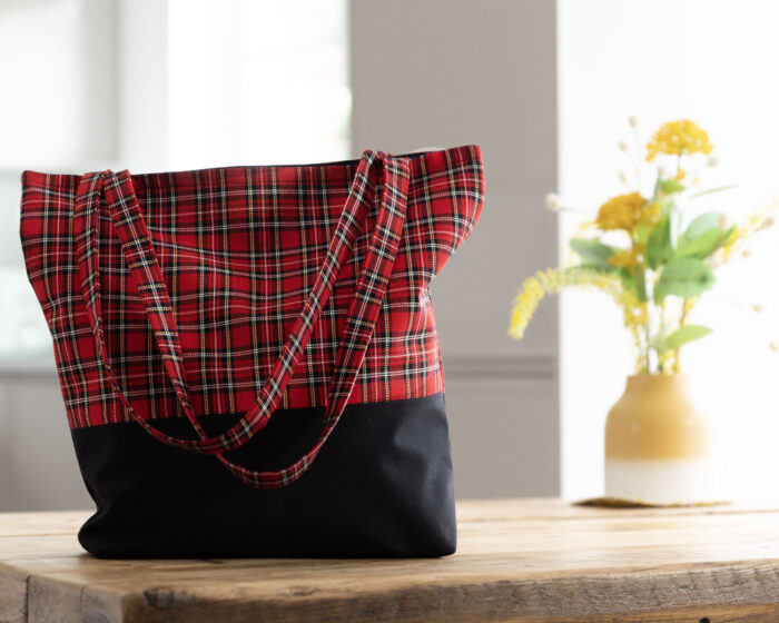 Tote Bag Red Tartan