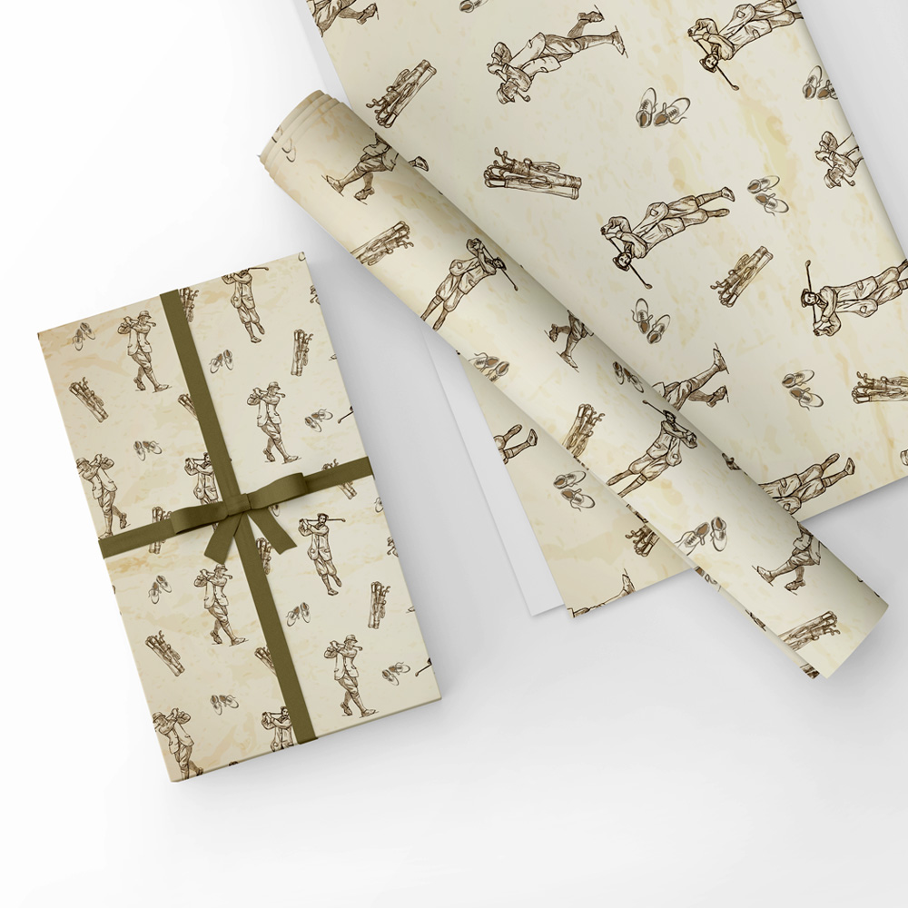 Wholesale Golf Gift Wrap