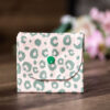 Coin Purse Green Abstract