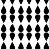 Black Tear Drop Gift Wrap - Image 2