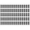 Black Tear Drop Gift Wrap