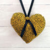 Hanging Heart Cheetah Design