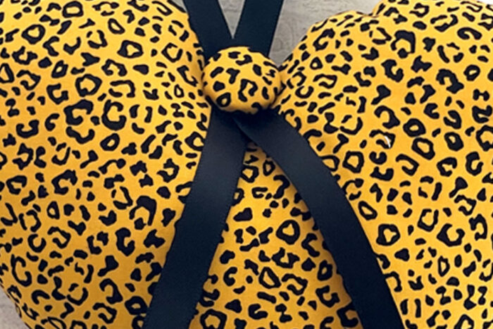 Hanging Heart Cheetah Design