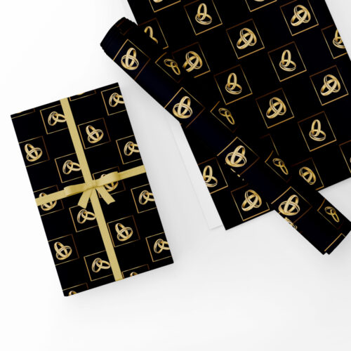 Gold Rings Gift Wrap