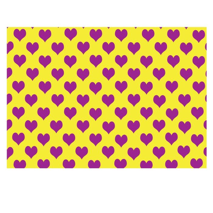 Purple Hearts Gift Wrap