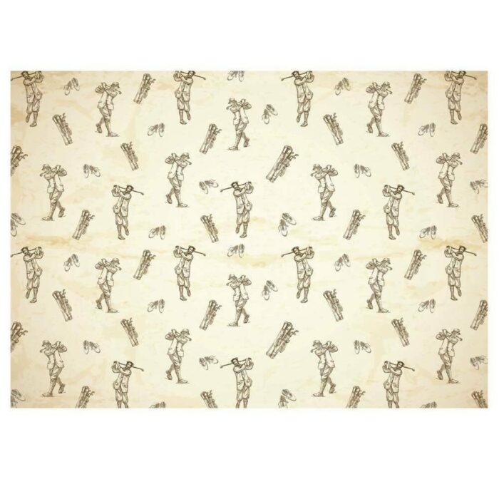 Golf Design Gift Wrap