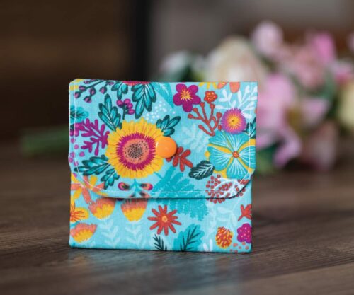 Coin Purse Multi Floral