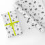 Bees Gift Wrap White