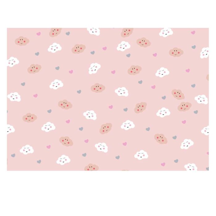 Pink Clouds Gift Wrap