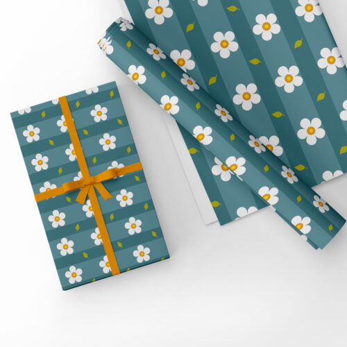Floral Gift Wrap Multicoloured