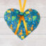 Dinosaur Design Hanging Heart