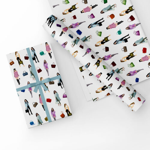 Female Gift Wrap White