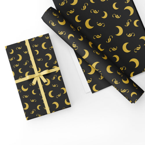 Gold Moon Gift Wrap