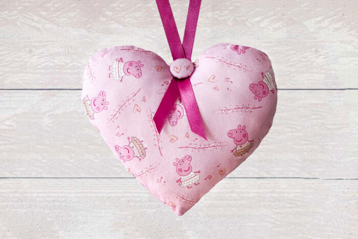 Pig Design Hanging Heart