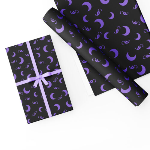 Purple Moon Gift Wrap