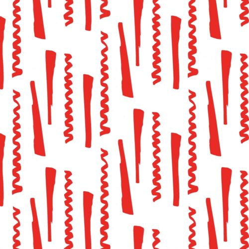 Red Geometric Gift Wrap