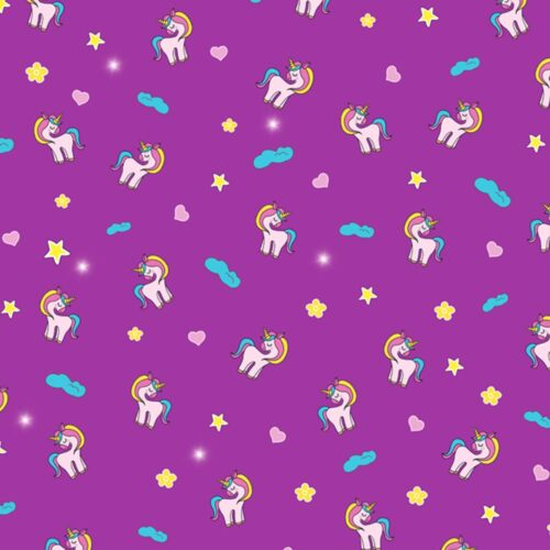 Pink Unicorns Gift Wrap