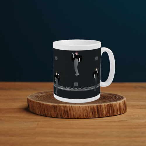 Art Deco Mug Grey