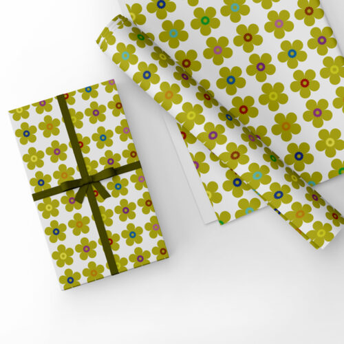 Daisy Floral Gift Wrap