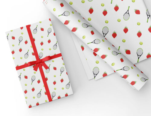 Wimbledon Tennis Gift Wrap