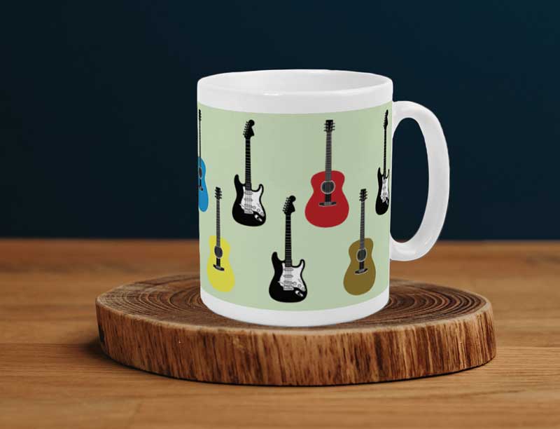 Guitar Design Mug