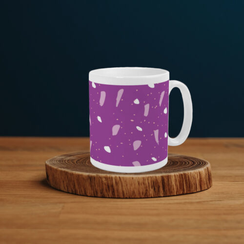 Confetti Mug Pink Design