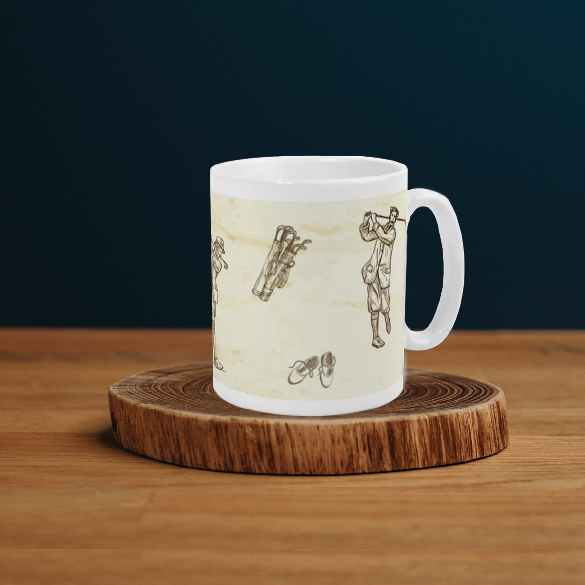 Vintage Golf Mug