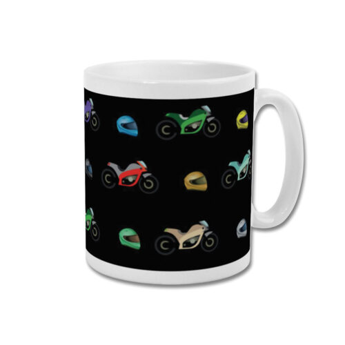 Motorbike Mug Black