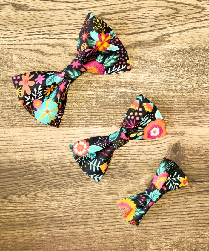 Cute-Dog-Bow-Black-Floral