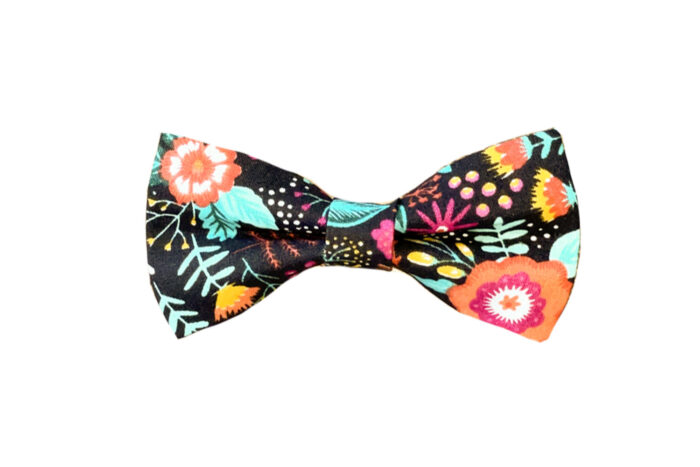 Cute-Dog-Bow-Black-Floral