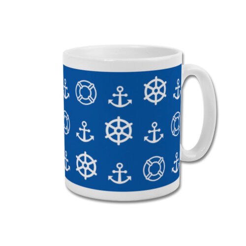 Nautical Blue Mug