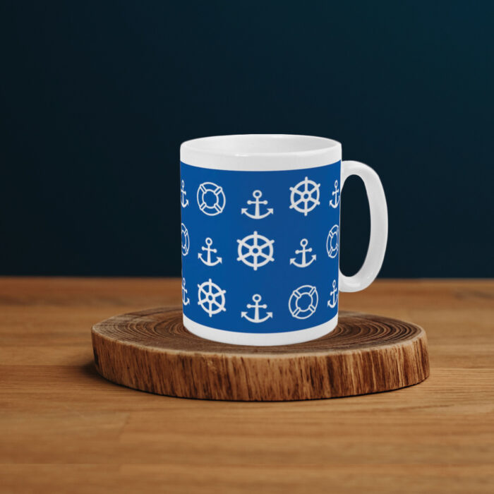 Nautical Blue Mug