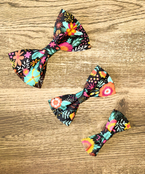 Cute-Dog-Bow-Black-Floral