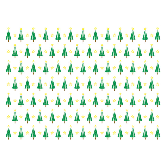Christmas Tree & Tag-White