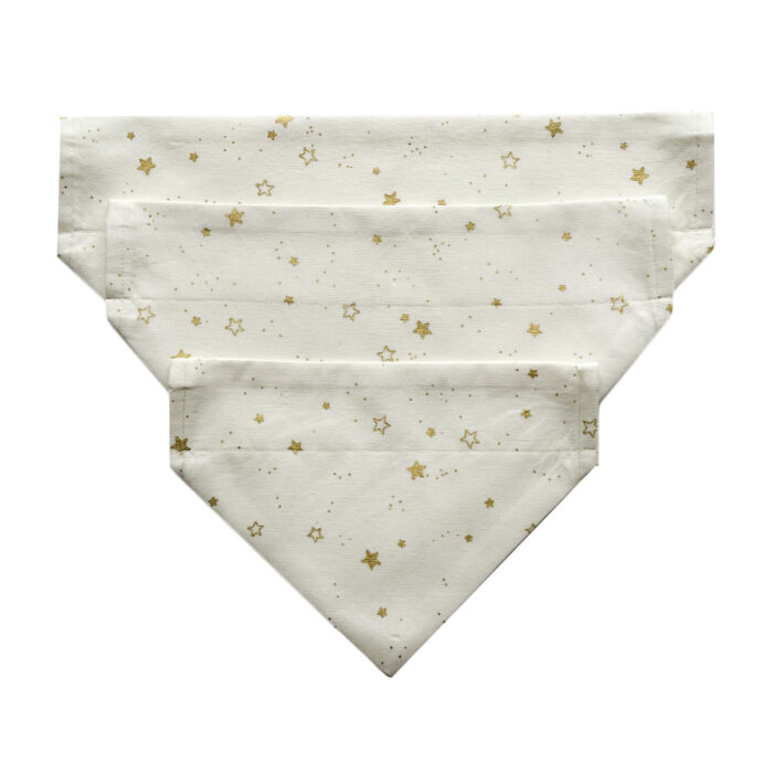 Dog Bandana Gold Stars