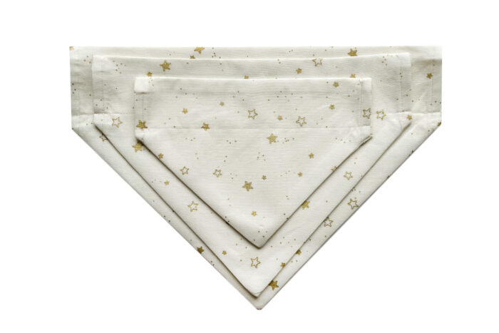 Dog Bandana Gold Stars