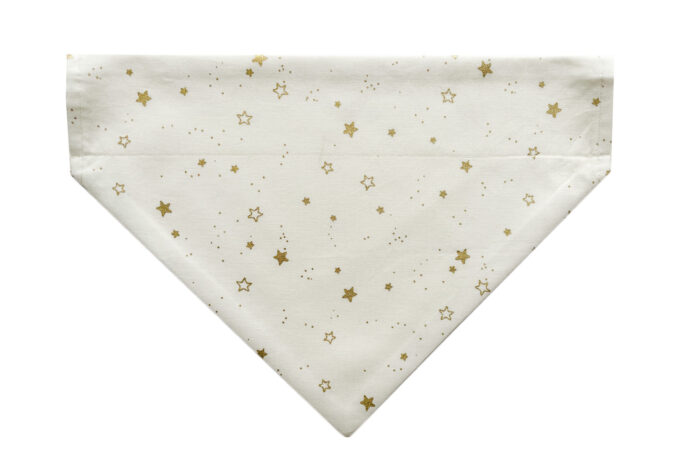 Dog Bandana Gold Stars