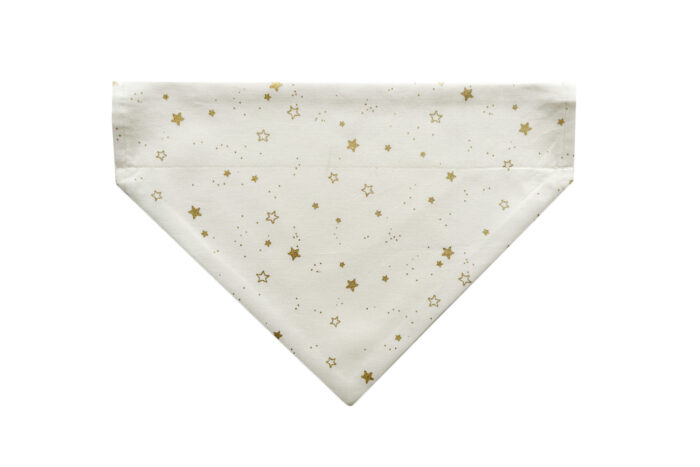 Dog Bandana Gold Stars