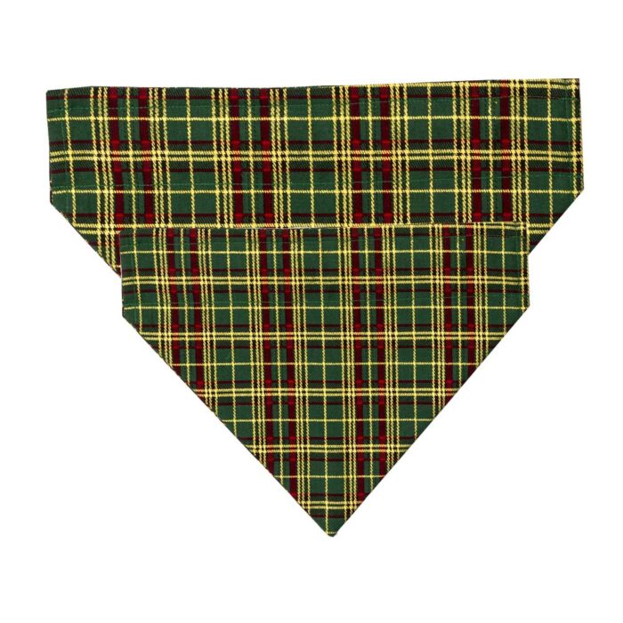 Dog Bandana Tartan Design