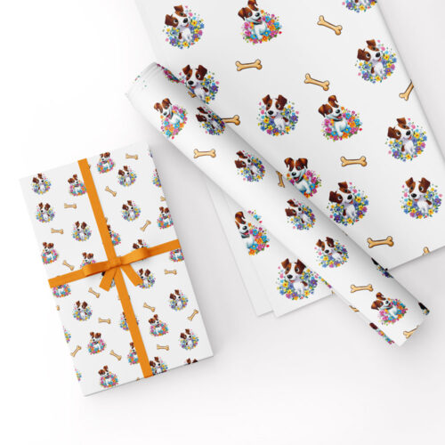 Wholesale Cute Dogs Gift Wrap & Tag
