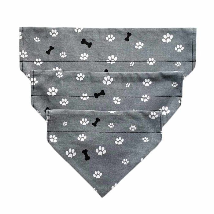 Dog Paw Bones Bandana