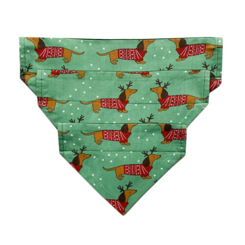 Dog Bandana Christmas Dachshunds