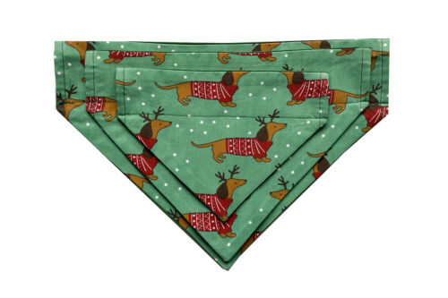 Dog Bandana Christmas Dachshunds