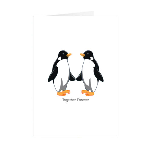 Penguins Together Blank Card