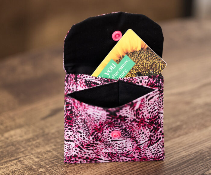 Coin Purse Pink Leopard