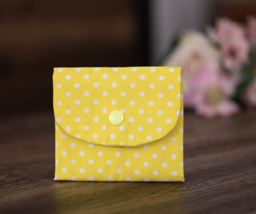 Coin Purse White Dots