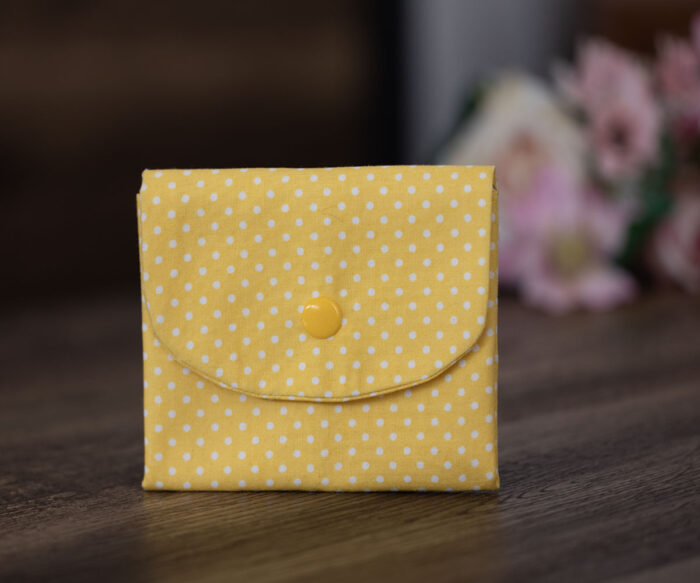 Coin Purse Yellow Dots