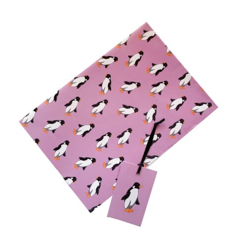 Wholesale Penguins Gift Wrap